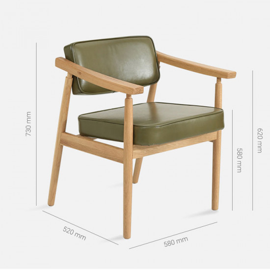 [SALE] DOLCH Lounge Chair, W58, Walnut