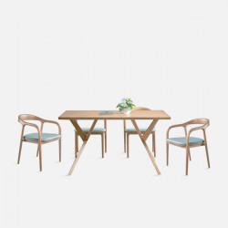 LUCA Arm Chair, W50, Natural Ash