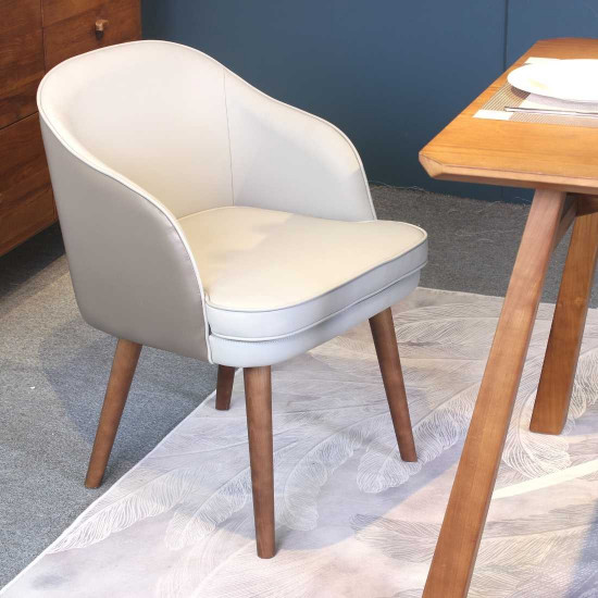 JC Armchair II, W55, Natural Ash, Grey [Display x2] 