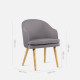 JC Armchair II, W60, Dark Walnut [SALE]