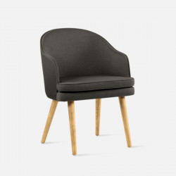 [Display] JC Armchair II, W55, Natural Ash, Grey