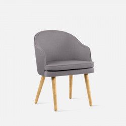 JC Armchair II, W55, Natural Ash, Grey [Display x2] 