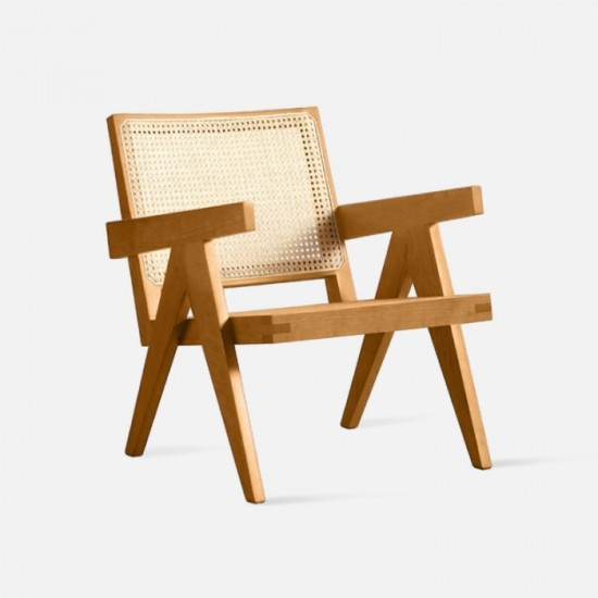 [SALE] NADINE Lounge Chair, Cherrywood