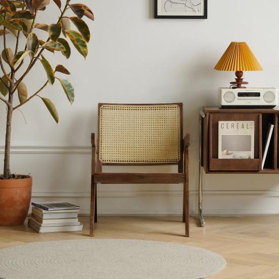 NADINE Lounge Chair, Natural Walnut NADINE Lounge Chair, Natural Walnut