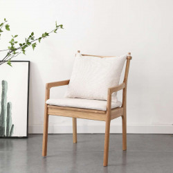 DOLCH Upholstered Slat Back Chair