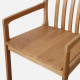 DOLCH Upholstered Slat Back Chair