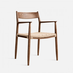 ONE rope armchair, Walnut Brown [SALE]