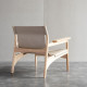ONE FLAT Lounge Chair, Ash