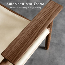 ONE FLAT Lounge Chair, Walnut Brown [SALE]