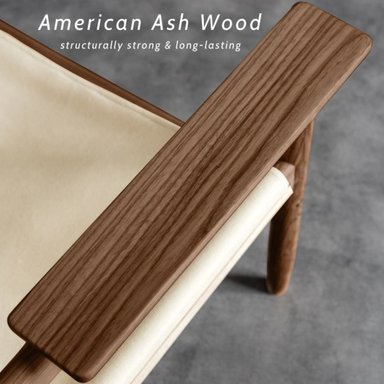 ONE FLAT Lounge Chair, Walnut Brown ONE FLAT Lounge Chair, Walnut Brown