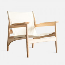 ONE FLAT Lounge Chair, Ash