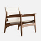 ONE FLAT Lounge Chair, Walnut Brown ONE FLAT Lounge Chair, Walnut Brown