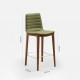 DINA Bar Stool, W44, Ash [Displayx1]