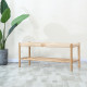 Unite Bench with rope weave, W110, Oak Unite Bench with rope weave, W110, Oak