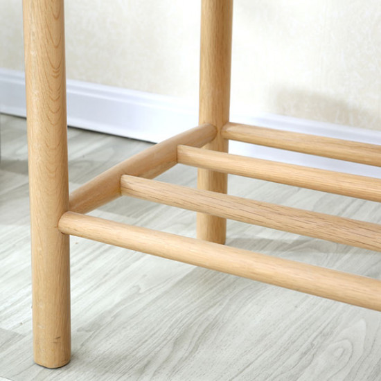 Unite Bench with rope weave, W110, Oak