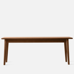 NADINE Bench L120, Natural Walnut [in-stock]