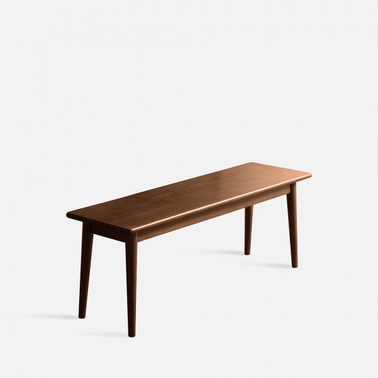 NADINE Bench L120, Natural Walnut [in-stock]