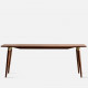 DANDY Bench with Brass, L120 Natural Walnut DANDY Bench with Brass, L120 Natural Walnut