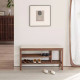 Bench with Shoe Shelf L90, Walnut [Sale]