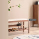 Bench with Shoe Shelf L90, Walnut [Sale]