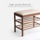 Bench with Shoe Shelf L90, Walnut [Sale]