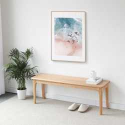 [Stock x1] DANA Bench, L135 , Natural oak