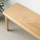 [Stock x1] DANA Bench, L135 , Natural oak