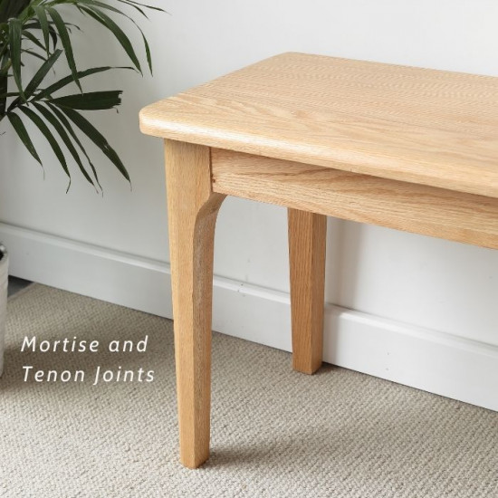 [Stock x1] DANA Bench, L135 , Natural oak