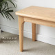 [Stock x1] DANA Bench, L135 , Natural oak