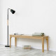 [Stock x1] DANA Bench, L135 , Natural oak