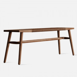 ONE Bench with rope weave, L120
