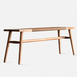 ONE Bench with rope weave, L120