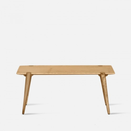 SEN Minimal Bench, Natural Ash, Light Grey Seat Pad