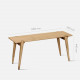 SEN Minimal Bench, Walnut Brown SEN Minimal Bench, Walnut Brown