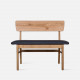 SEN Bench with Back, Natural Ash SEN Bench with Back, Natural Ash