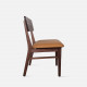 SEN Bench with Back, Natural Walnut SEN Bench with Back, Natural Walnut