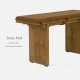 JODOH Live Edge BENCH, L120 [SALE] 