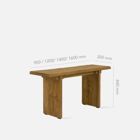 JODOH Live Edge BENCH, L120 [SALE] 