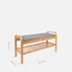 Bench Arch bamboo with shelf [SALE]