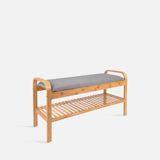 Bench Arch bamboo with shelf [SALE]