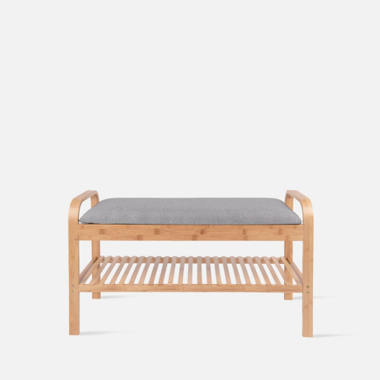 Bench Arch bamboo with shelf [SALE]