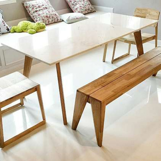 Piece Bench - Walnut Piece Bench - Walnut