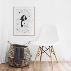 Wolf Pack, X-Large, Framed Ash Wood