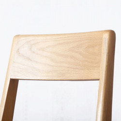 [SAEL] Linear Chair, W43, Wooden Seater Walnut