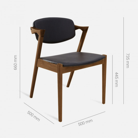 [SALE] Z Chair, W46, Walnut