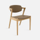 Z Chair, W46, Khaki, Oak [Min:2]