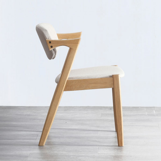 Z Chair, W46, Khaki, Oak [Min:2]