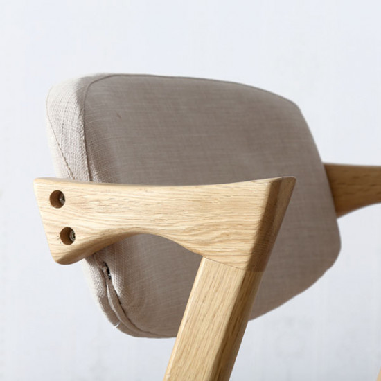 Z Chair, W46, Khaki, Oak [Min:2]