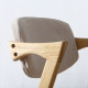Z Chair, W46, Khaki, Oak [Min:2]