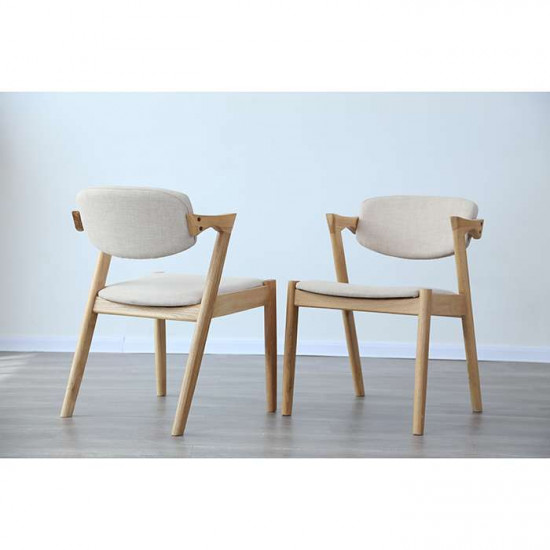 Z Chair, W46, Khaki, Oak [Min:2]